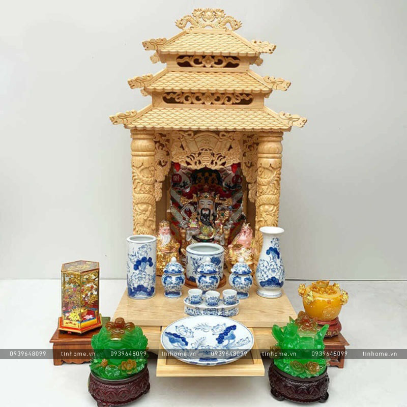 Mẫu Bàn Thờ Ông Thần Tài Thổ Địa Đẹp