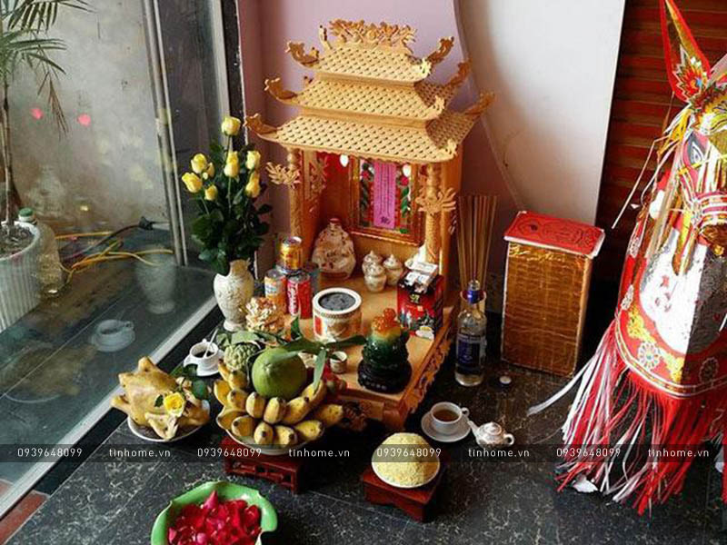 Mẫu Bàn Thờ Ông Thần Tài Thổ Địa Đẹp