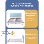 Giường GN-D16 Đơn Giản Cho Bé Trai Bằng Gỗ Cao Cấp