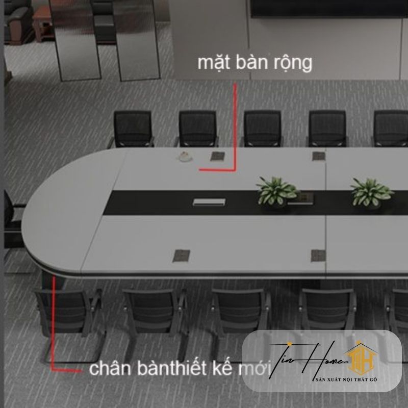 Bàn BHO-W14 Thiết Kế Tối Giản Tiện Lợi Cho Không Gian Phòng Họp 