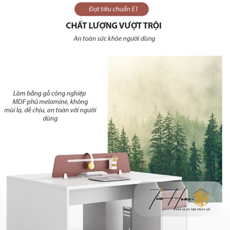 Bàn BLV-W13 Gỗ Văn Phòng Sang Trọng, Tiện Ích