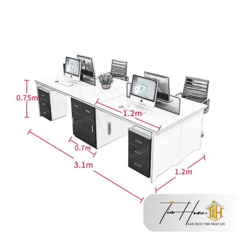 Bàn BLV-W40 Thiết Kế Đa Năng Với Độ Bền Vượt Trội