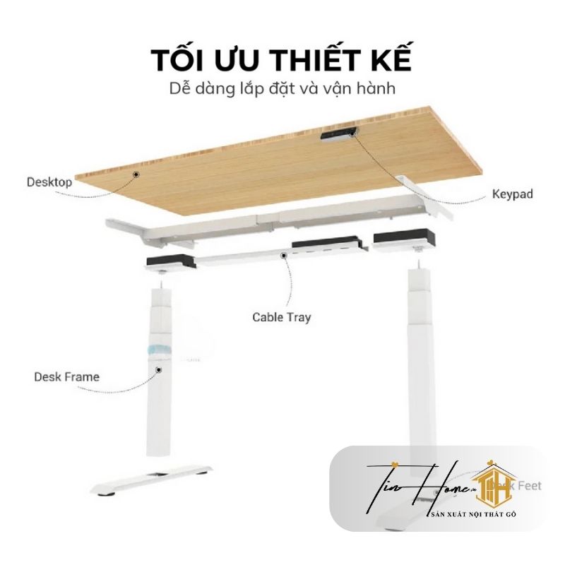 Bàn BNH-W09 Thiết Kế Tiện Lợi Và Thông Minh