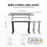 Bàn BNH-W19 Nâng Hạ Kết Cấu Chắc Chắn