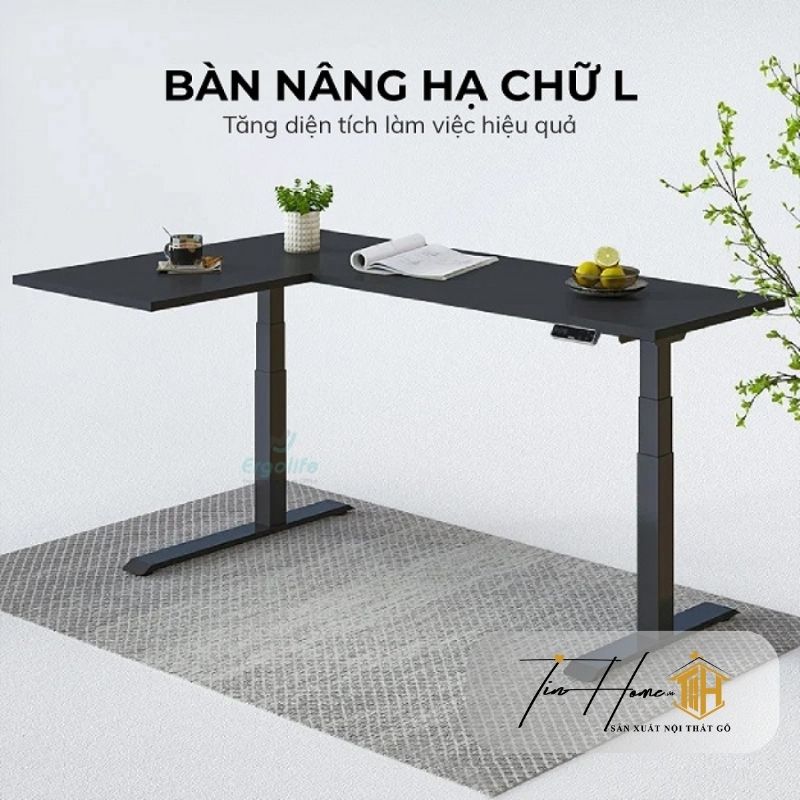 Bàn BNH-W24 Chân Chữ L Đẹp Mắt