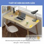 Bàn BLV-W94 Chân Gỗ Thiết Kế Nhỏ Gọn