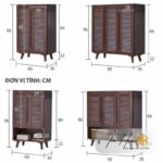 Tủ TGD-W49 Đa Cánh Mở Hiện Đại Sang Trọng