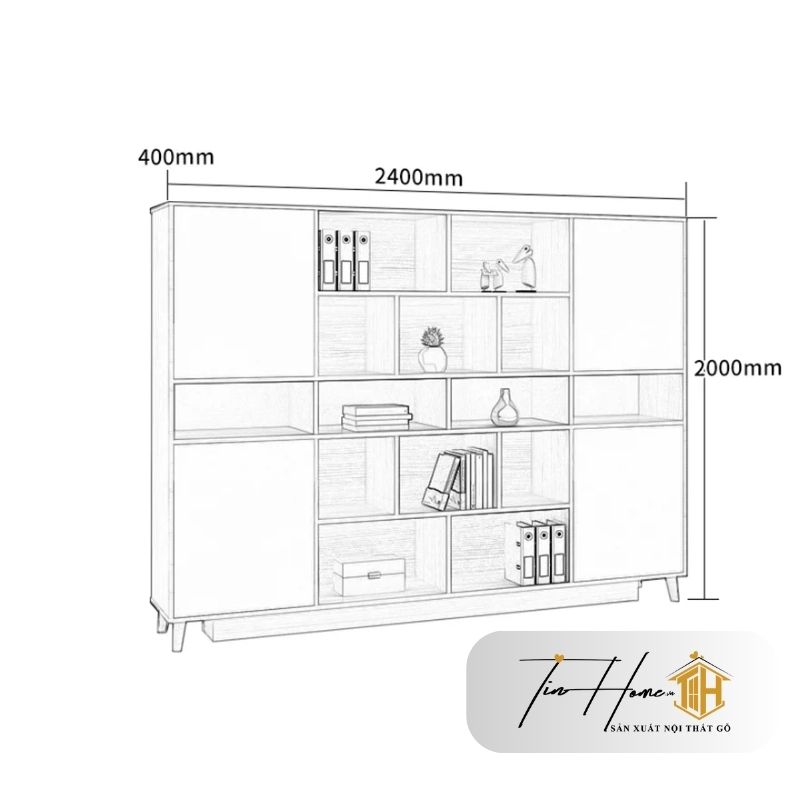 Tủ THS-W17 Kiểu Dáng Hiện Đại Bền Bỉ Chống Cong