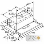 Máy Hút Mùi DFT63AC50 Bosch Âm Tủ Tích Hợp Nhiều Tính Năng