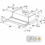 Máy Hút Mùi 533.89.031 Hafele Kiểu Ống Lồng Với Mặt Thép Không Gỉ